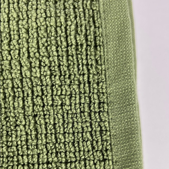 2 Pc Max Studio Bath Towel Set Olive Green Plush 100% Cotton 30" x 56" NEW - Picture 9 of 9